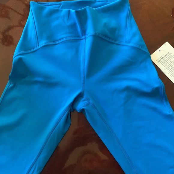 Pants & Jumpsuits Nwt Size 4 Lululemon Poolside Blue Instill Hr 25